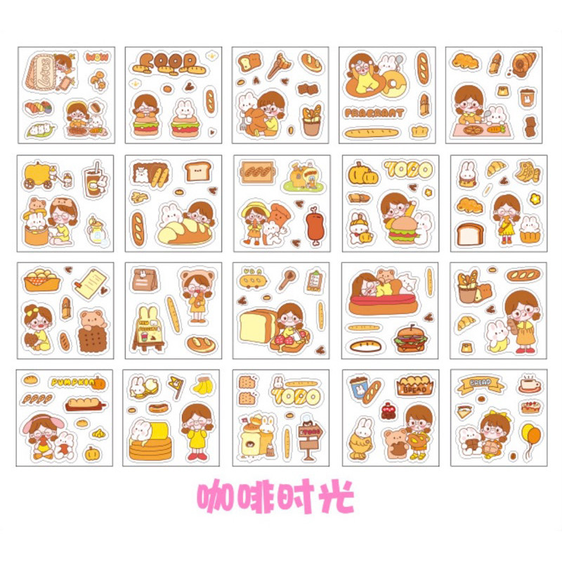

MURAH 100 LEMBAR STICKER PVC STIKER BOTOL MINUM ANAK TUMBLR VIRAL LUCU MOMO GLASSES PREMIUM