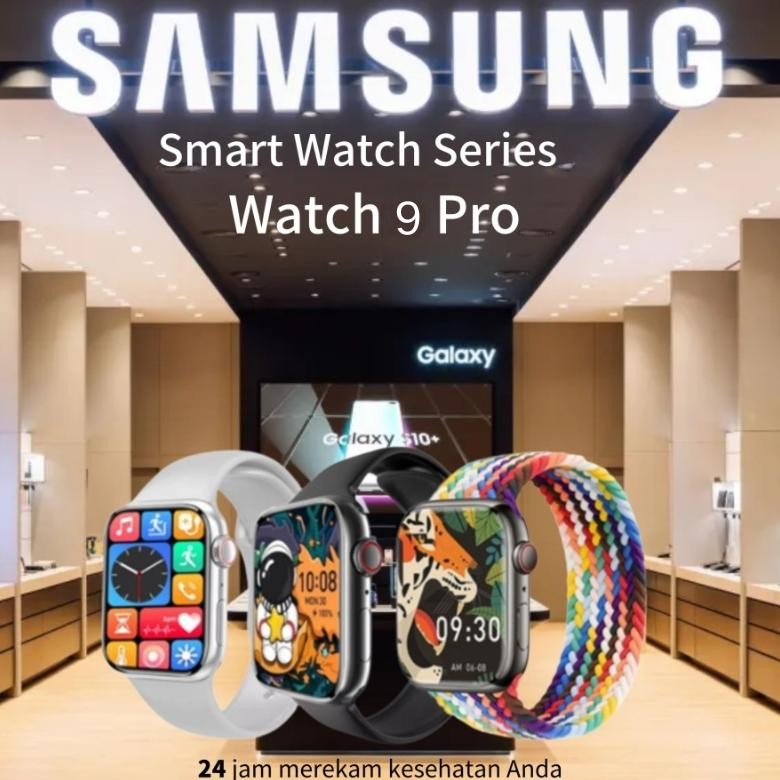 TGC-1924 [100% Original] Samsung SmartWatch 9 pro Smartwatch Wanita / Pria 38mm-45mm Olahraga Tahan 