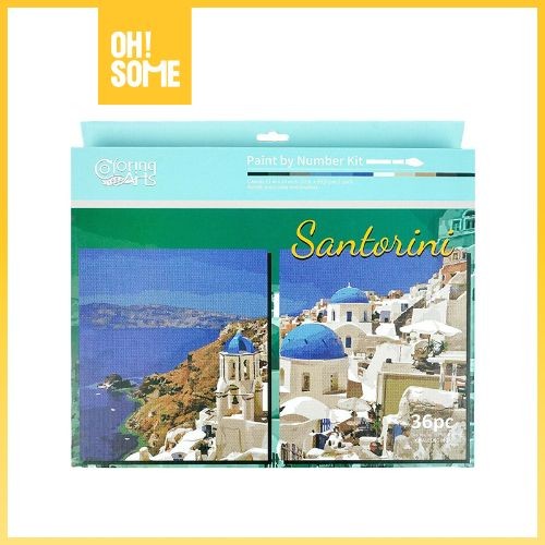 

OHSOME -Langer·Paint By Numbers · 2PK Version ·Santorini/Colmar/art/painting/landscape painting