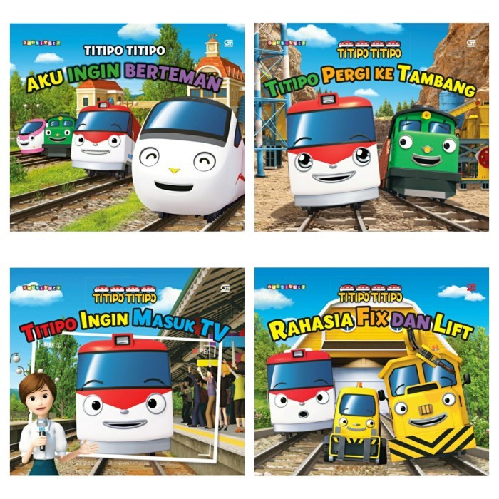Buku - Seri Judul Lengkap Buku Cerita Anak Titipo Titipo Baru Ori By Iconix