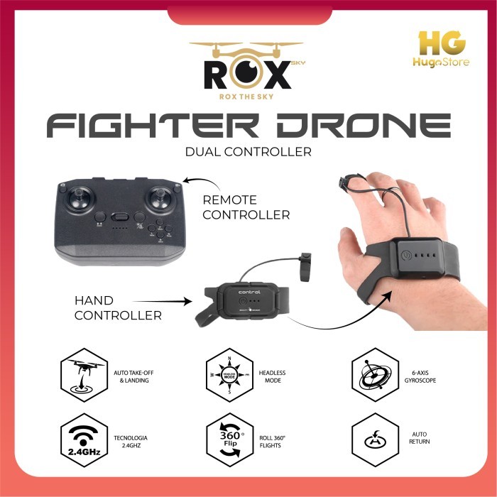 Rox Fighter Drone Dual Controller