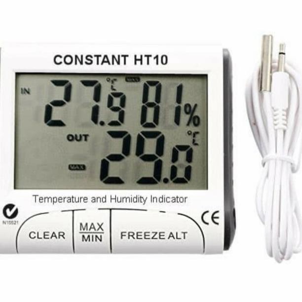 Garansi Ht10 Temperatur Suhu Ruangan Kelembapan - Indoor/Outdoor Ht 10