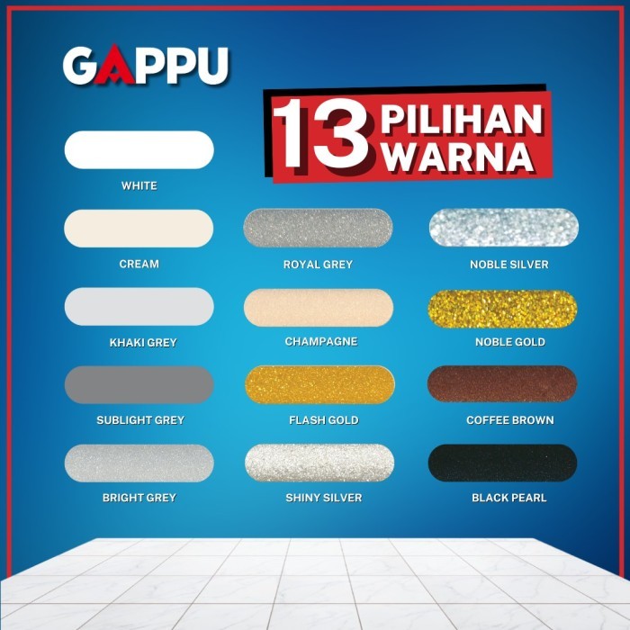 GAPPU - Epoxy Tile Grout ( Nat Lantai Marmer Kerak )