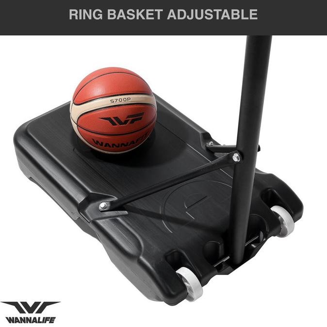 Ring Basket Adjustable Wannalife | Tiang Backboard Dewasa Remaja ABD