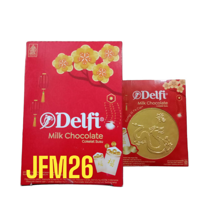 

Bya - Delfi Milk Chocolate Coin Isi 10 X 25 Gr ( Edisi Imlek Shio Naga )