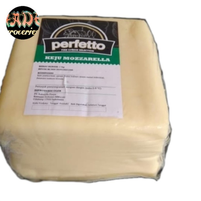 

Bya - Mozzarella Perfetto 1Kg Repack Keju Mozarela Mozzarella Perfetto Lezatto