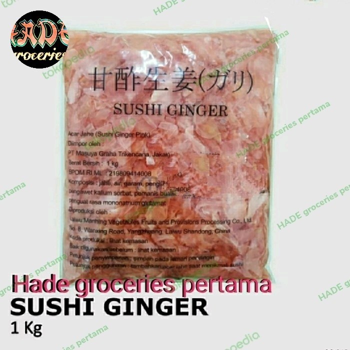 

Bya - Ginger Sushi 1Kg Ginger Pink Geri Prozen