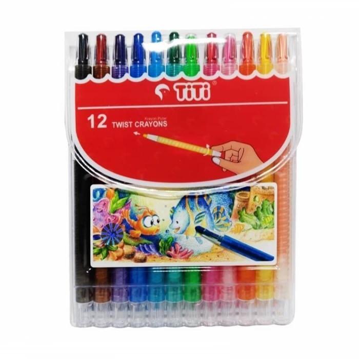 

(12 Set) Crayon Putar Joyko 12 Warna