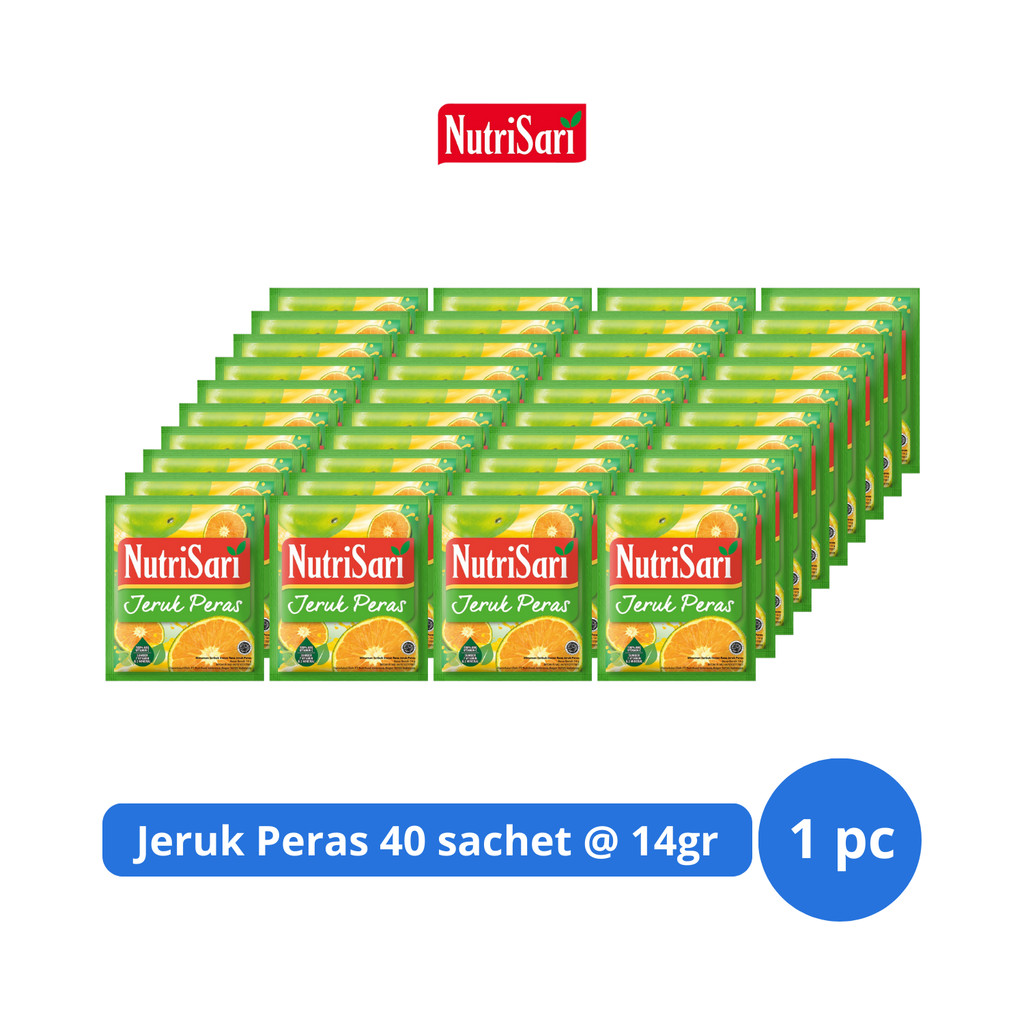 

NutriSari Jeruk Peras 40s @ 14gr