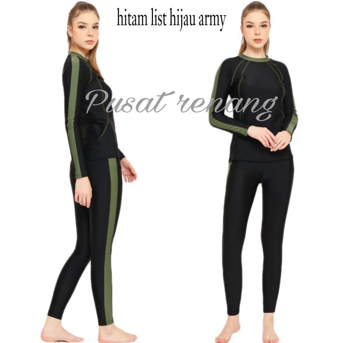 Jual Pakaian Baju Celana Panjang Renang Wanita Swimsuit
