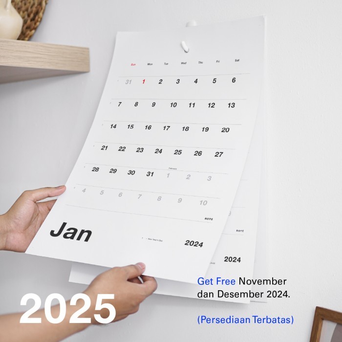 

Sale Kalender 2024 Aesthetic Kalender Dinding Jumbo Calendar 2024 Custom