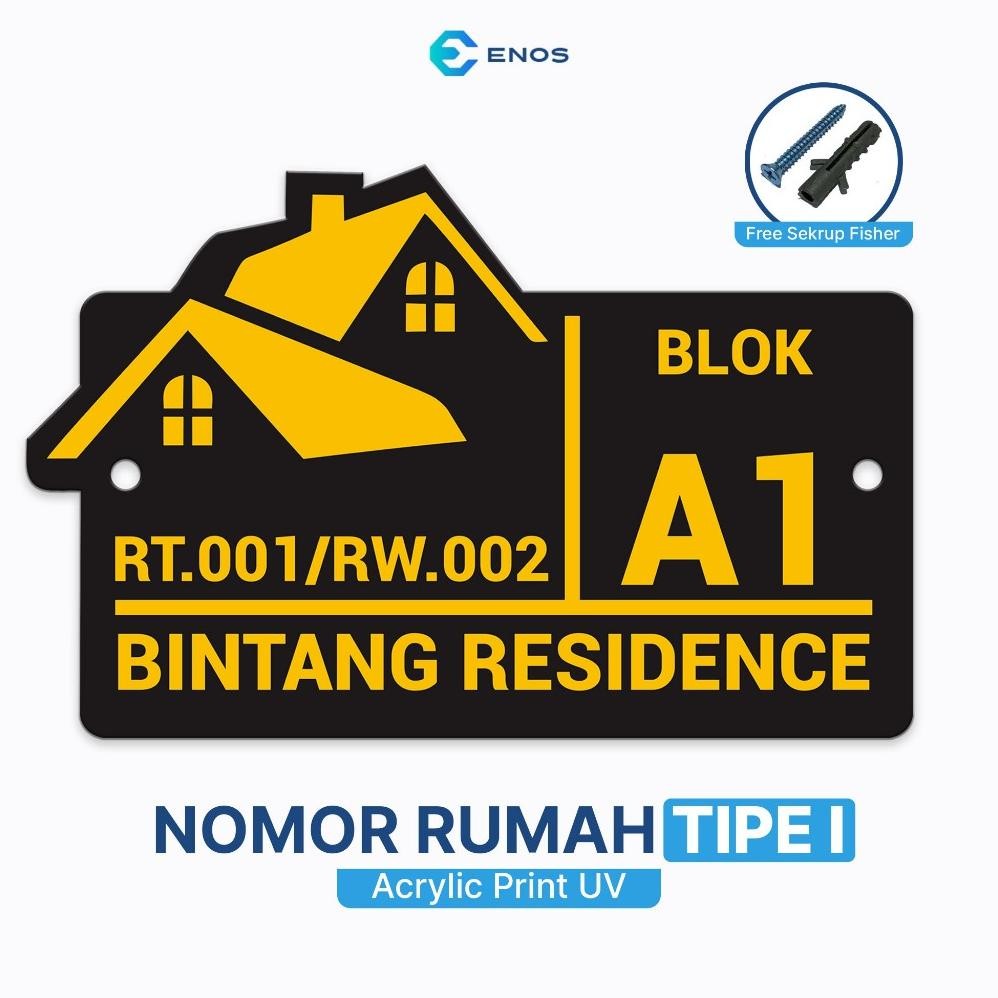 

Murah Nomor Rumah Type I 29 X 19 Cm / Bahan Akrilik Acrylic Laser Cutting Print Uv Anti Air 1212