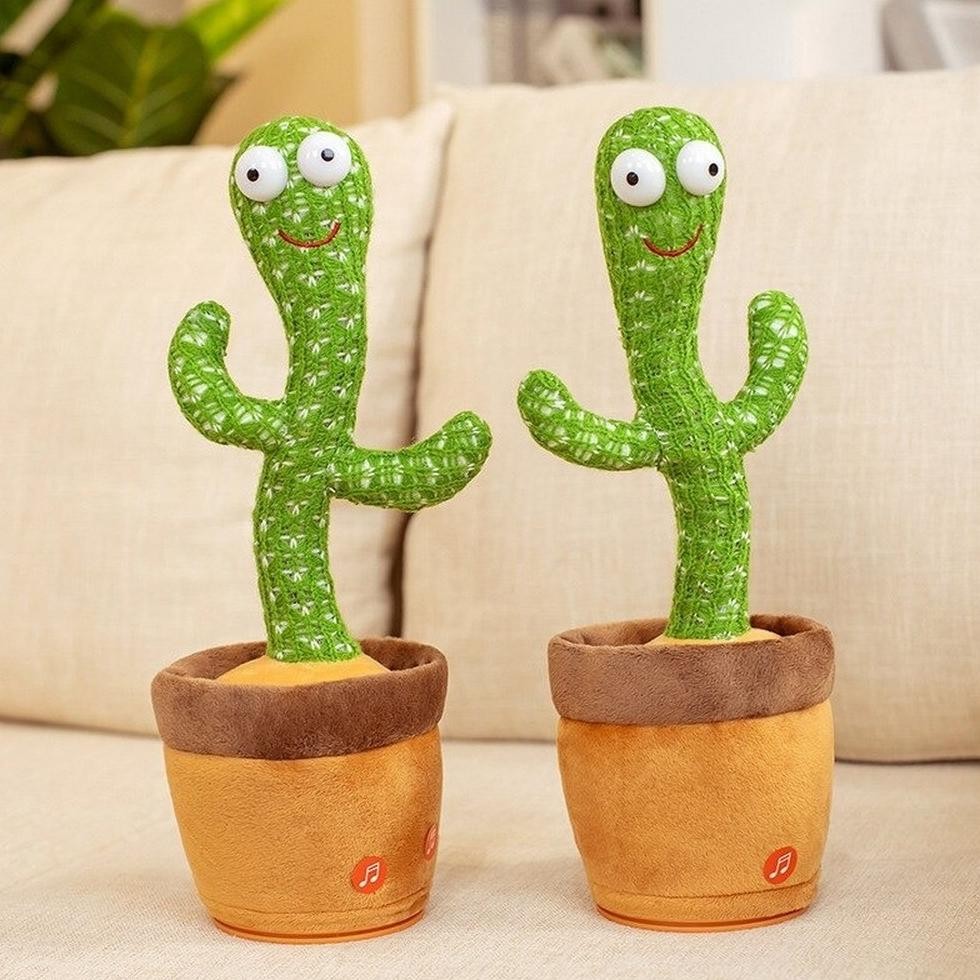 Baru << Jenius >> BONEKA KAKTUS GOYANG LAMPU DAN BERBICARA / BONEKA KAKTUS JOGET / KAKTUS GOYANG / K