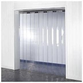 tirai pintu pvc blue clear 2mm x 200mm, Tirai Plastik, PVC Curtain