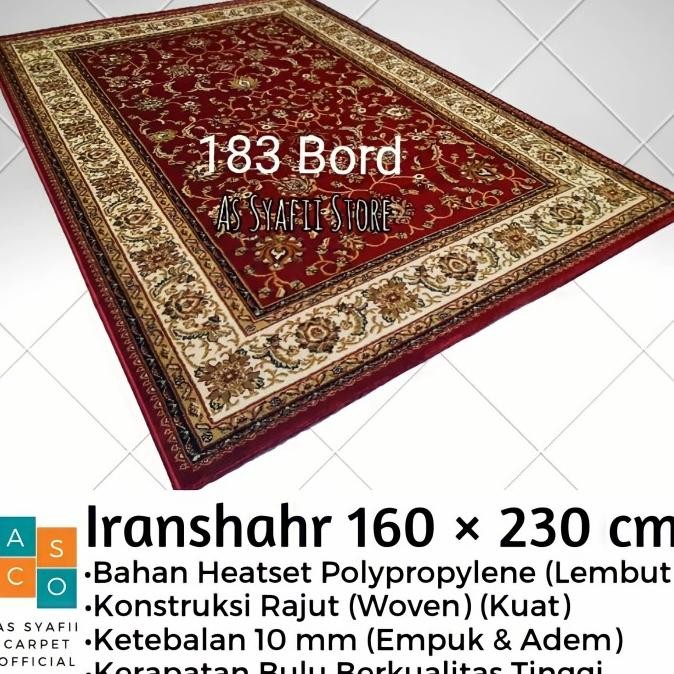 KARPET PERMADANI SEMI TURKI 160230 KARPET MEJA RUANG TAMU IRANSHAHR