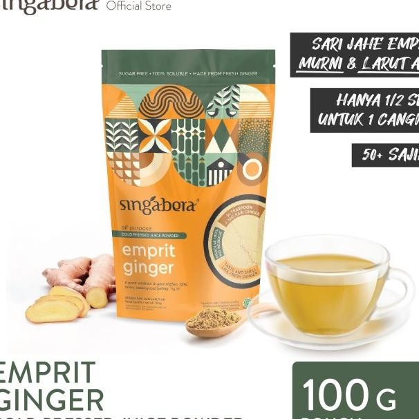 

Singabera Cold Pressed Ginger Powder 100G - Serbuk Jahe