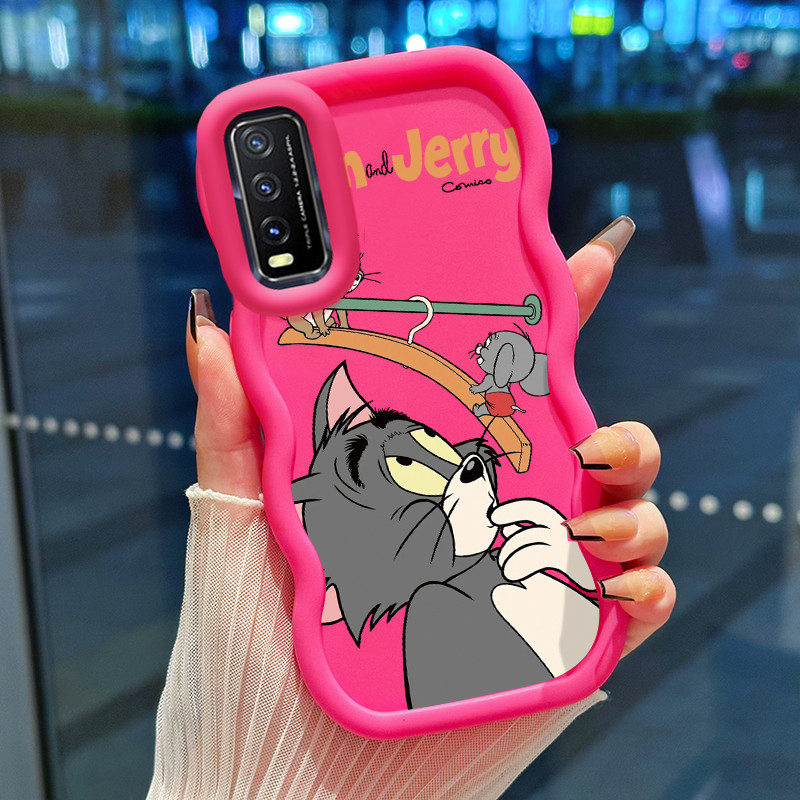 Casing Hp Untuk VIVO Y20 Y20i Y20s Y12s Y12a Y20T Y11s Y30G Case HP Mouse pada gantungan casing Soft