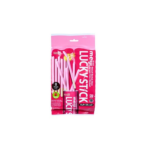 

MEIJI LUCKY STICK FAMILY PACK STRAWBERRY 120GR