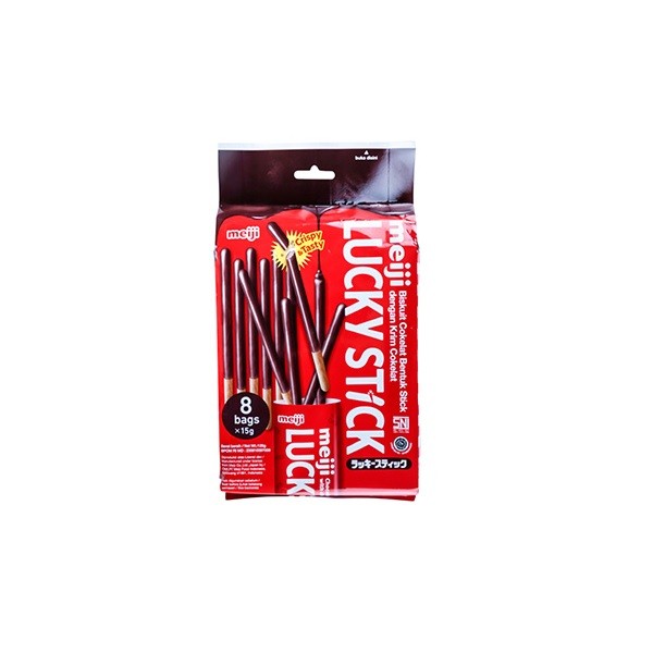 

MEIJI LUCKY STICK FAMILY PACK CHOCOLATE 120GR