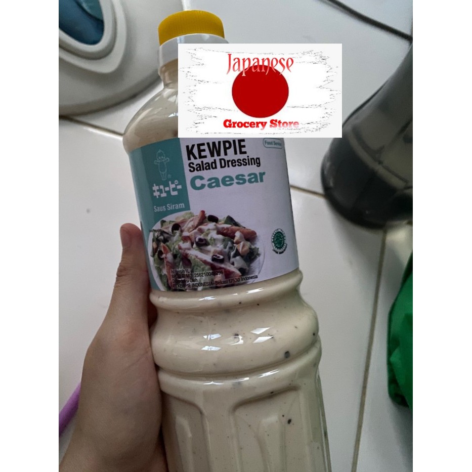 

Ready Salad Dressing Caesar 1 Liter/Kewpie Kwepie Salad Saus Salad Rasa Keju