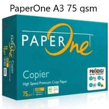 

Termurah !!! Kertas HVS A3 70 / 80 gr PaperOne