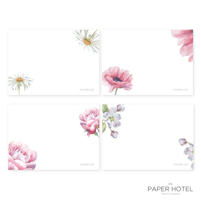 

Notecard - The Garden My French (Personalized Initials/ Name, 16pcs)