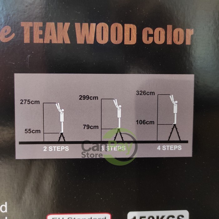 Krisbow Tangga Aluminium 2 Step - Camouflage Tangga Lipat Tangga Mini