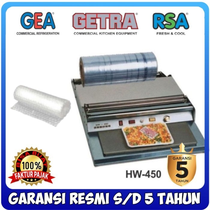 kim HAND WRAPPER MACHINE GETRA HW-450 MESIN PLASTIK WRAPPING HW450