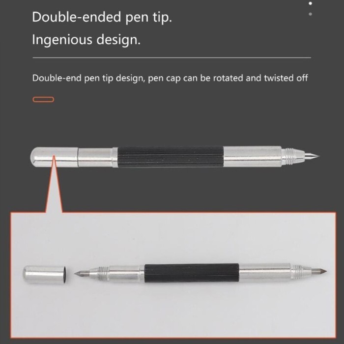 

T E R B A R U Terlaris, 2/3/4x Double End Scriber Pen Engraving Pen Tungsten