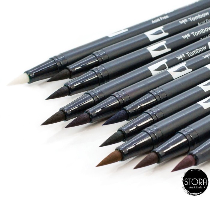 

T E R B A R U [Dijual] Tombow Dual Brush Pen Set 10 - Muted Palette [Terlaris]