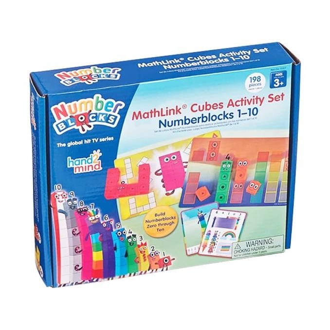 Hand2Mind Numberblocks MathLink Cubes 110 Activity Set .