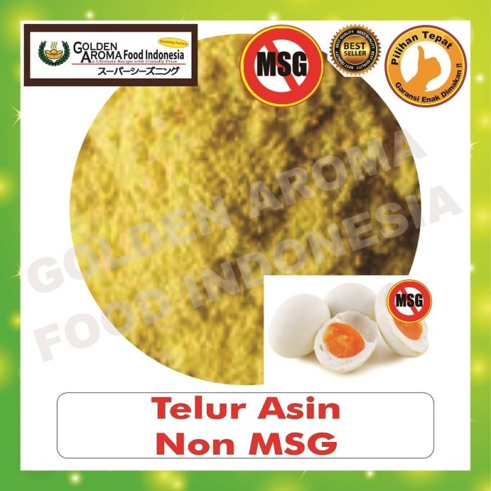 

Lhiu - Bumbu Tabur Telur Asin Non Msg 1Kg Bubuk Salted Egg No Msg Powder