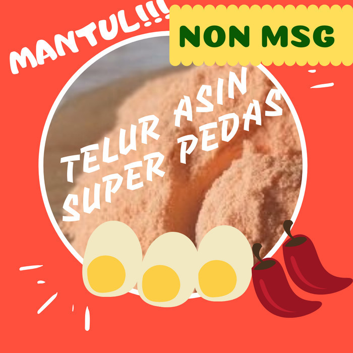 

Lhiu - Terenak !!! Bumbu Tabur Non Msg Telur Asin Salted Egg 1 Kg Bubuk Tabur