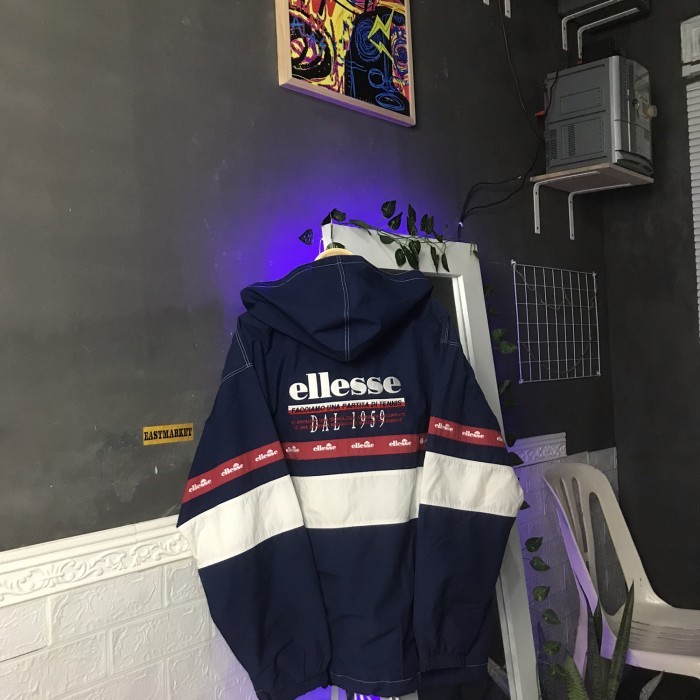 (RARE) ELLESE ELLESSE BIG LOGO VINTAGE WINDBREAKER JACKET