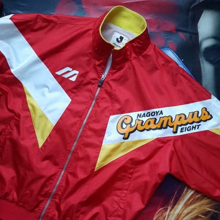 JERSEY VINTAGE/JERSEY ORIGINAL/JAKET TRACKTOP VINTAGE NAGOYA GRAMPUS FC JLEAGUE 90S