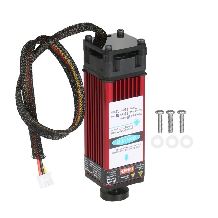 IC747 Kepala Laser Ukir 450nm Modul Laser 40W, Kepala Laser