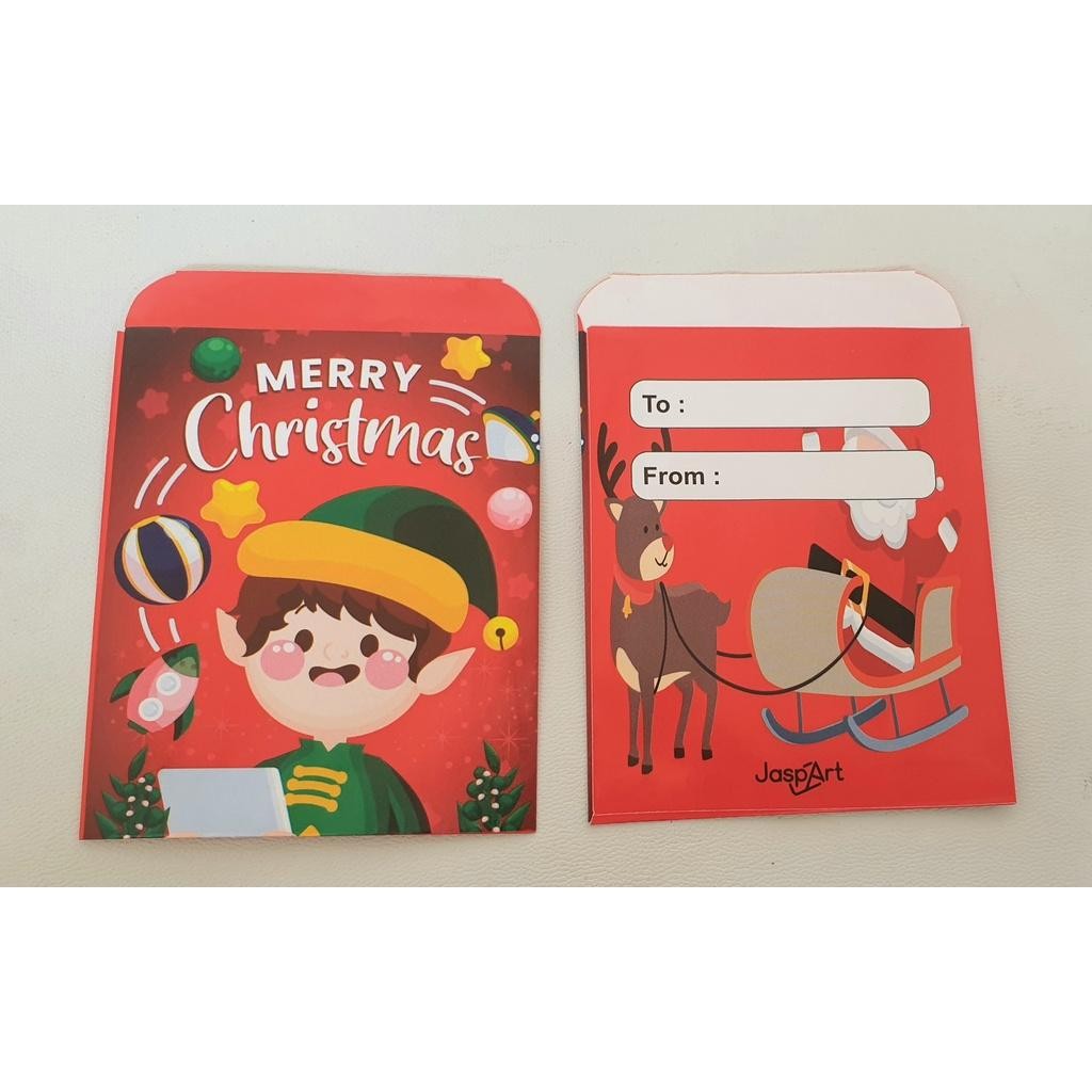 

Angpao Natal Amplop Natal Tahun Baru Merry Christmas Ukuran Medium Ready Stock Berkualitas