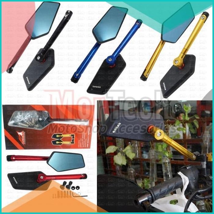 Kaca Spion Sepion Motor Model Rizoma Circuit CNC PCX NMax Aerox Xmax