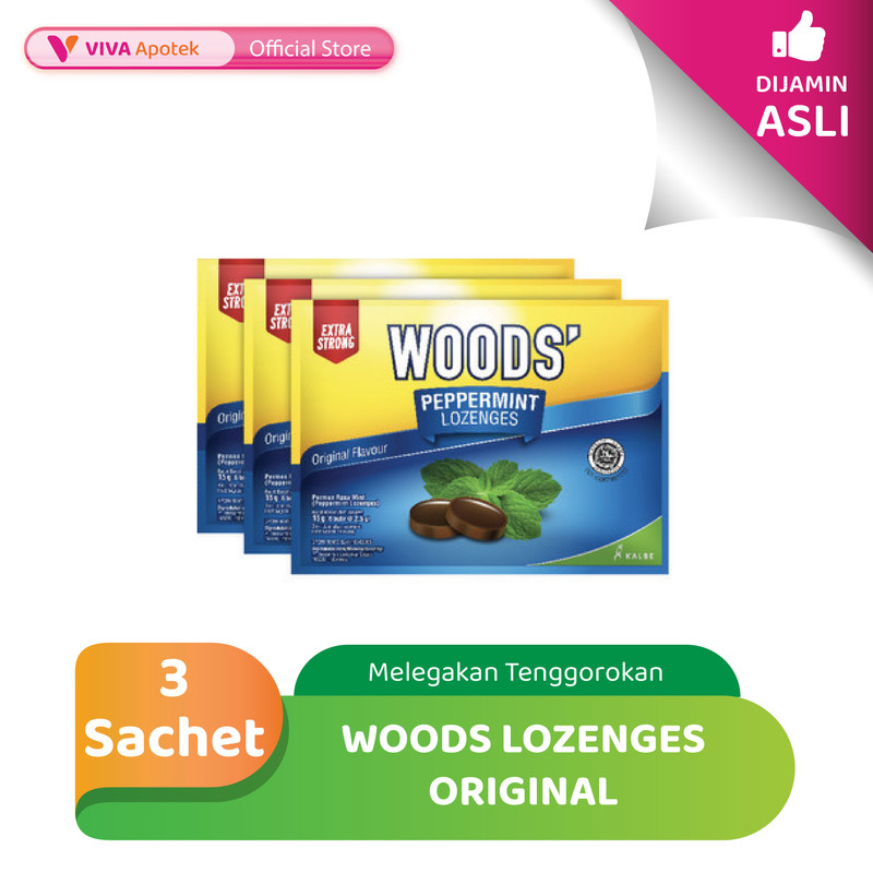 

Woods Lozenges Original (Pack - 3 Sachet)