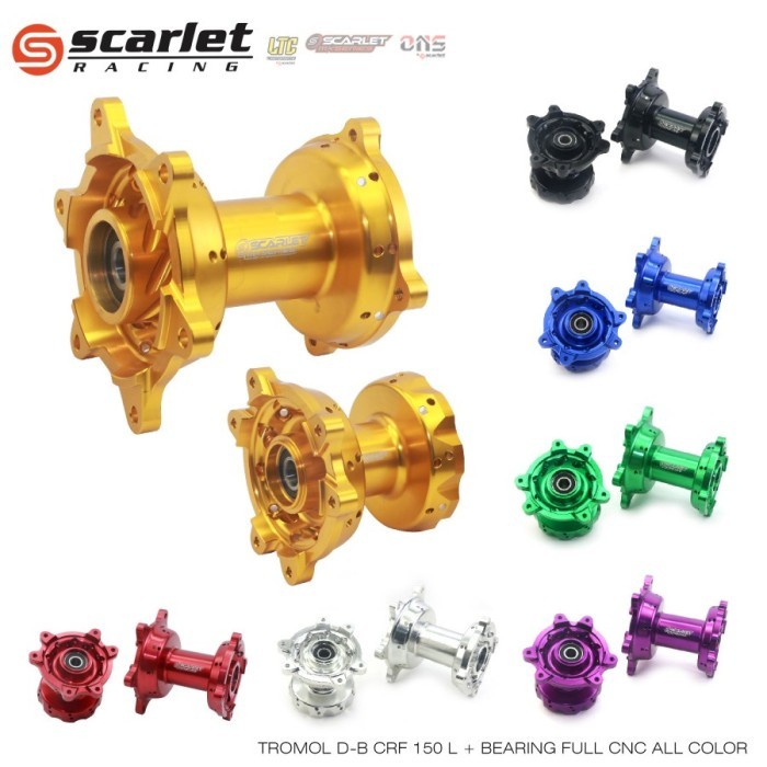 Tromol Scarlet Original cnc Crf 150 Tromol Depan Belakang Cnc Crf 150l