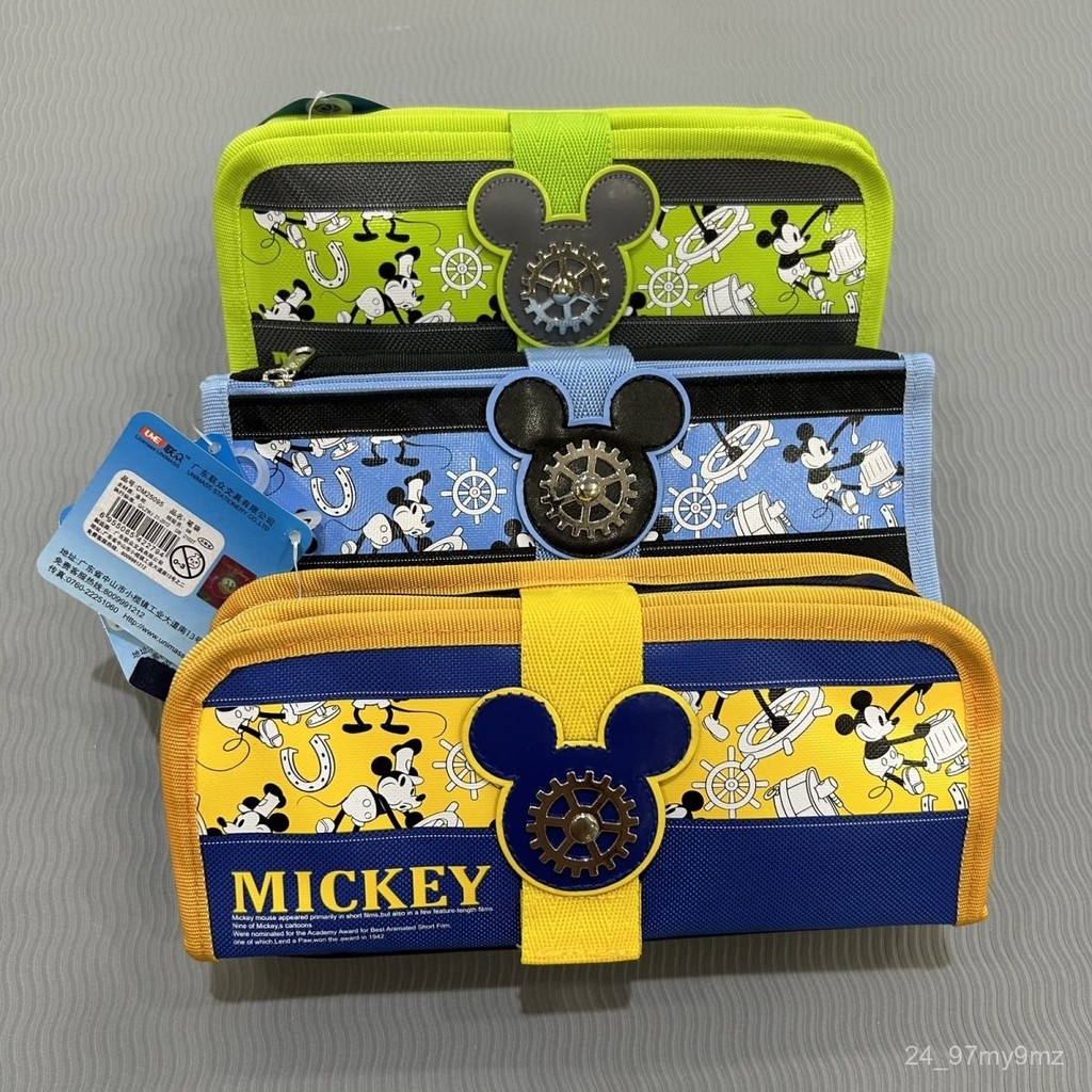 

Disney Mickey Pencil Case Stationery Case Large Capacity Multifunctional Pencil Bag Boys Primary School Students New Cartoon Pencil Case LRI7