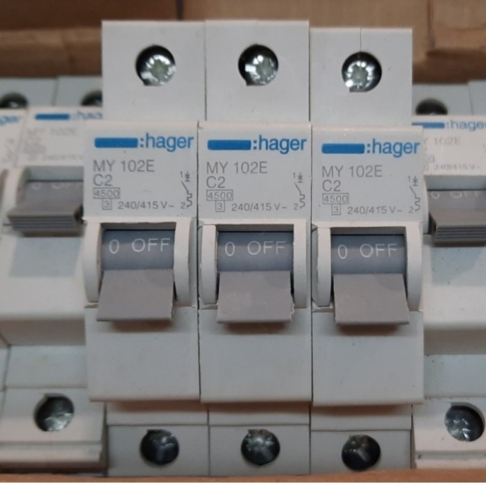 MCB 1pas hager 2a..4a..tipe MY