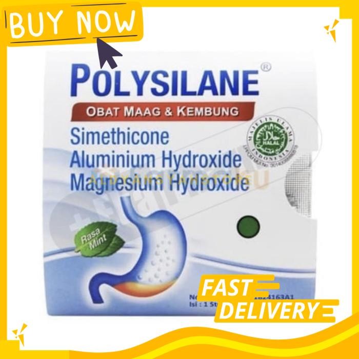 

ALDYANSYAH STORE POLYSILANE TABLET KUNYAH - OBAT SAKIT MAAG, KEMBUNG, ASAM LAMBUNG BEST PRODUCT!