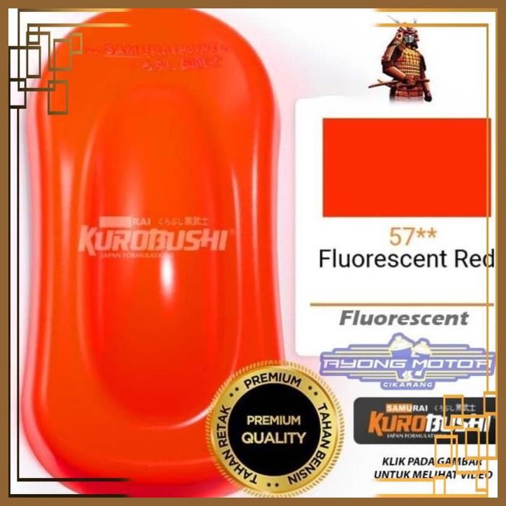 

[AMC] SAMURAI PAINT FLUORECENT RED 57** (STABILO MERAH)