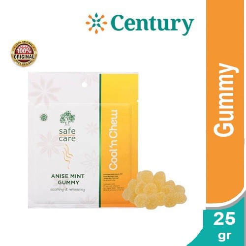 

SAFE CARE ANISE MINT GUMMY 25G /DAYA TAHAN TUBUH