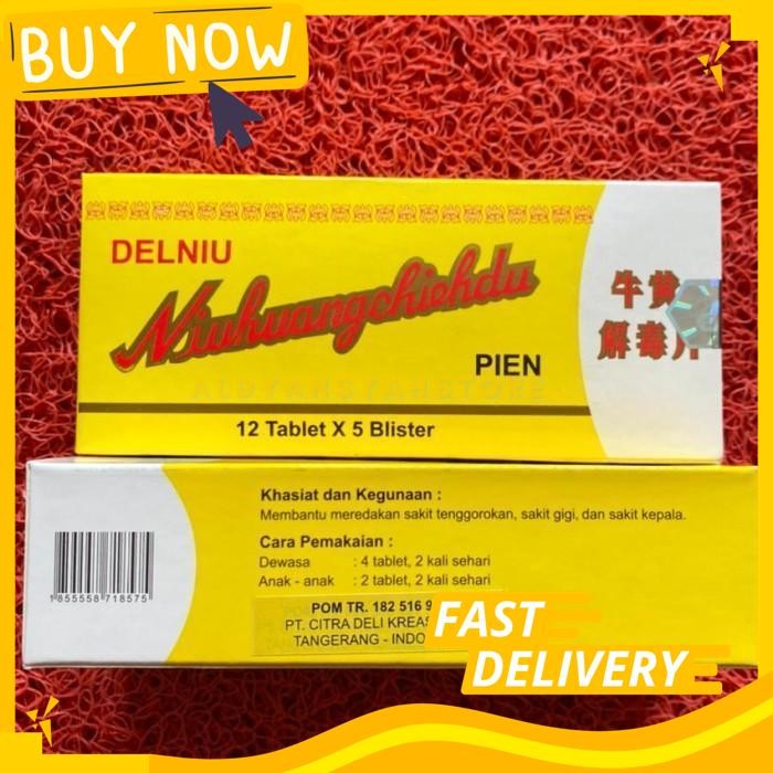 

ALDYANSYAH STORE DELNIU NIU HUANG CHIEH DU PIEN 5 BLISTER GRATIS ONGKIR!!