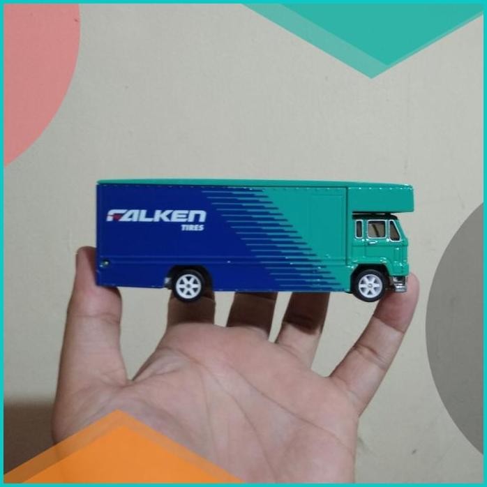 hotwheels Team Transport Mercedes Benz Fleet Flyer Truck Falken loose