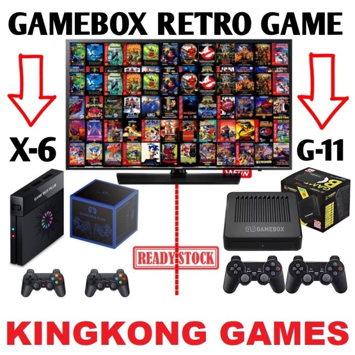 Super Game Box Plus -X6 Super Game Box Wireless Game Box Family Retro