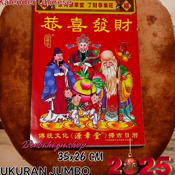 

Kalender Chinese Harian Sobek Tahun 2025 China Shio Ular Ukuran Jumbo Kualitas Premium