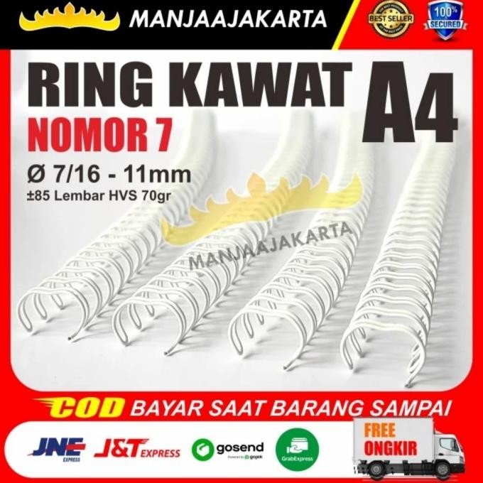 

Kawat Spiral 7/16 Putih A4 Spiral Kalender Meja Ring Kawat Murah Kualitas Premium